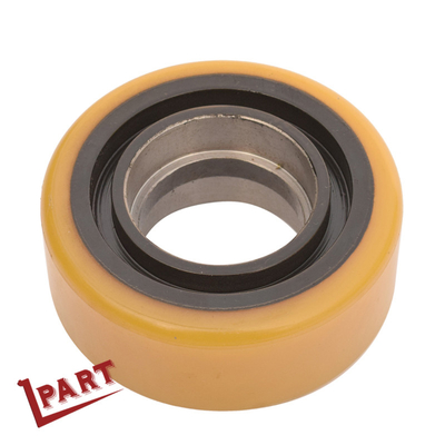 roues de montagnes russes de polyuréthane de roue d'entraînement de chariot élévateur de 100mm