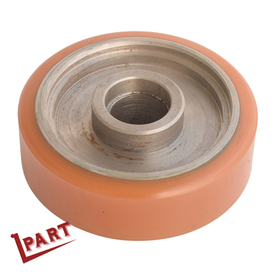 Identification résistante 35mm de Linde de roues de roulettes de polyuréthane du chariot élévateur T20
