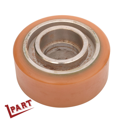 L'unité centrale industrielle de roues de polyuréthane de chariot élévateur a enduit les roues OD 125mm