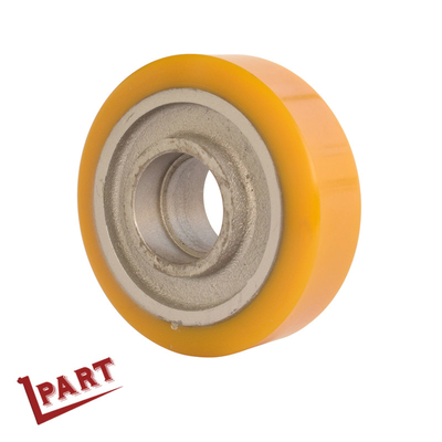 Roue d'équilibre de polyuréthane de la roue L10 L12 d'entraînement de chariot élévateur 150x50x55mm