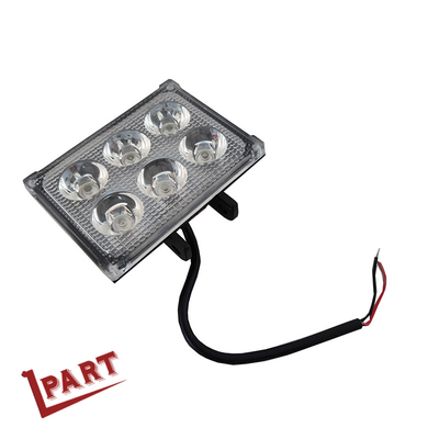 Phare de lumières de chariot élévateur du travail LED d'ODM 25W avec 6 ampoules de LED
