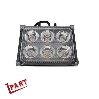 Phare de lumières de chariot élévateur du travail LED d'ODM 25W avec 6 ampoules de LED