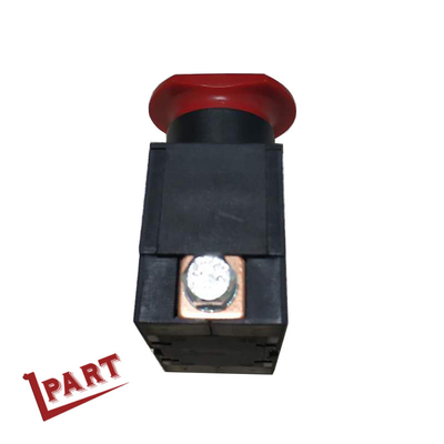 Type commutateur de bouton poussoir de secours d'arrêt S100 36V 60A de champignon de camion de palette de chariot élévateur