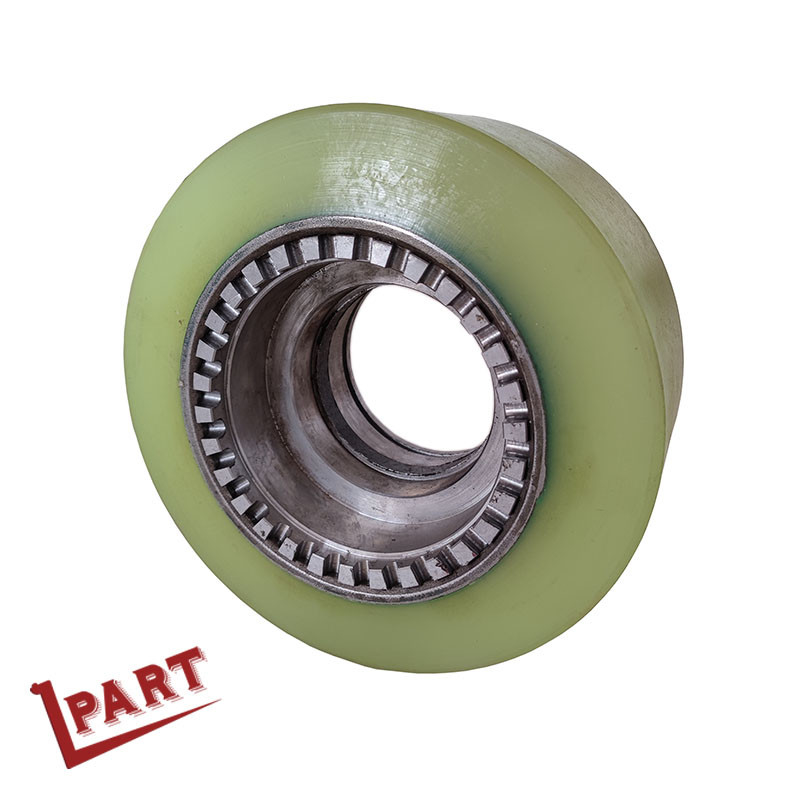 Roues résistantes de roulette d'unité centrale de chariot élévateur de roue d'entraînement de chariot élévateur de 10 pouces pour 7FBR 2T 3T