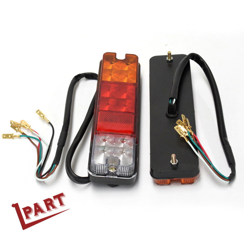 Lumières de chariot élévateur de l'arrière LED d'OEM avec 3 la couleur 12V-24V